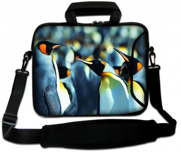 Laptoptasche Umhängetasche iLchev® - # 86B Pinguine