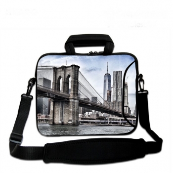 Laptoptasche Umhängetasche iLchev® New York Brooklyn Bridge